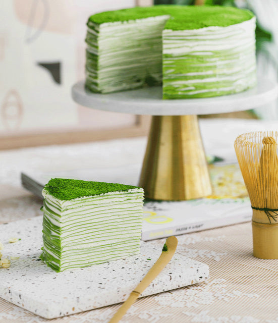 Matcha Mille Crepe Cake